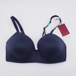Tommy John Second Skin Lightly Lined Wireless Bra Black Size  36 D NEW